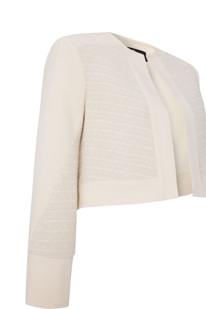 bayan-krem-crop-ceket-davet bayan krem crop ceket davet