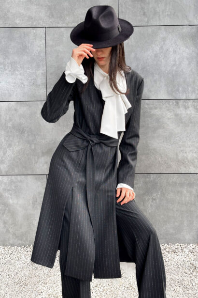 kemerli uzun elbise tunik modelleri